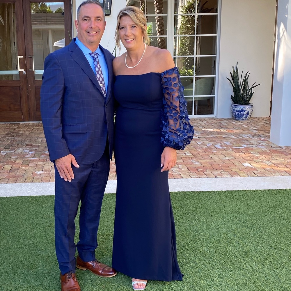 Navy blue dress